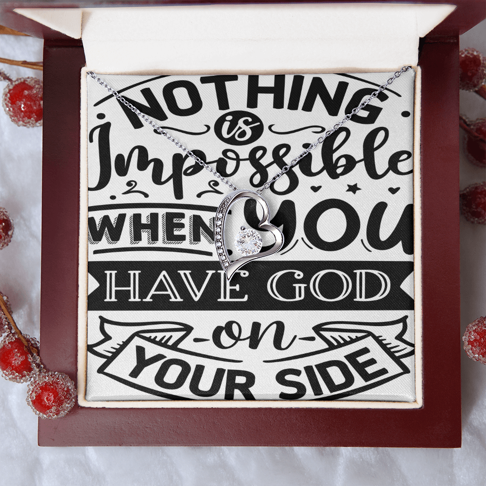 Nothing Is Impossible Forever Love Necklace