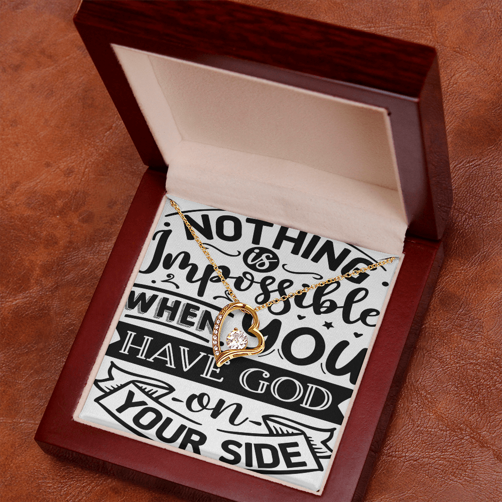 Nothing Is Impossible Forever Love Necklace